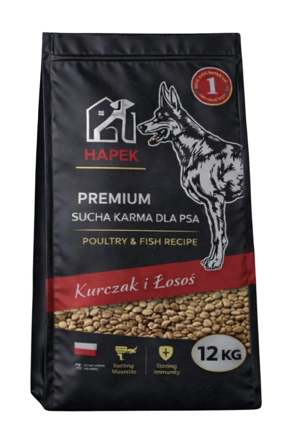 Sucha karma dla psa-kurczak i losos 12kg
